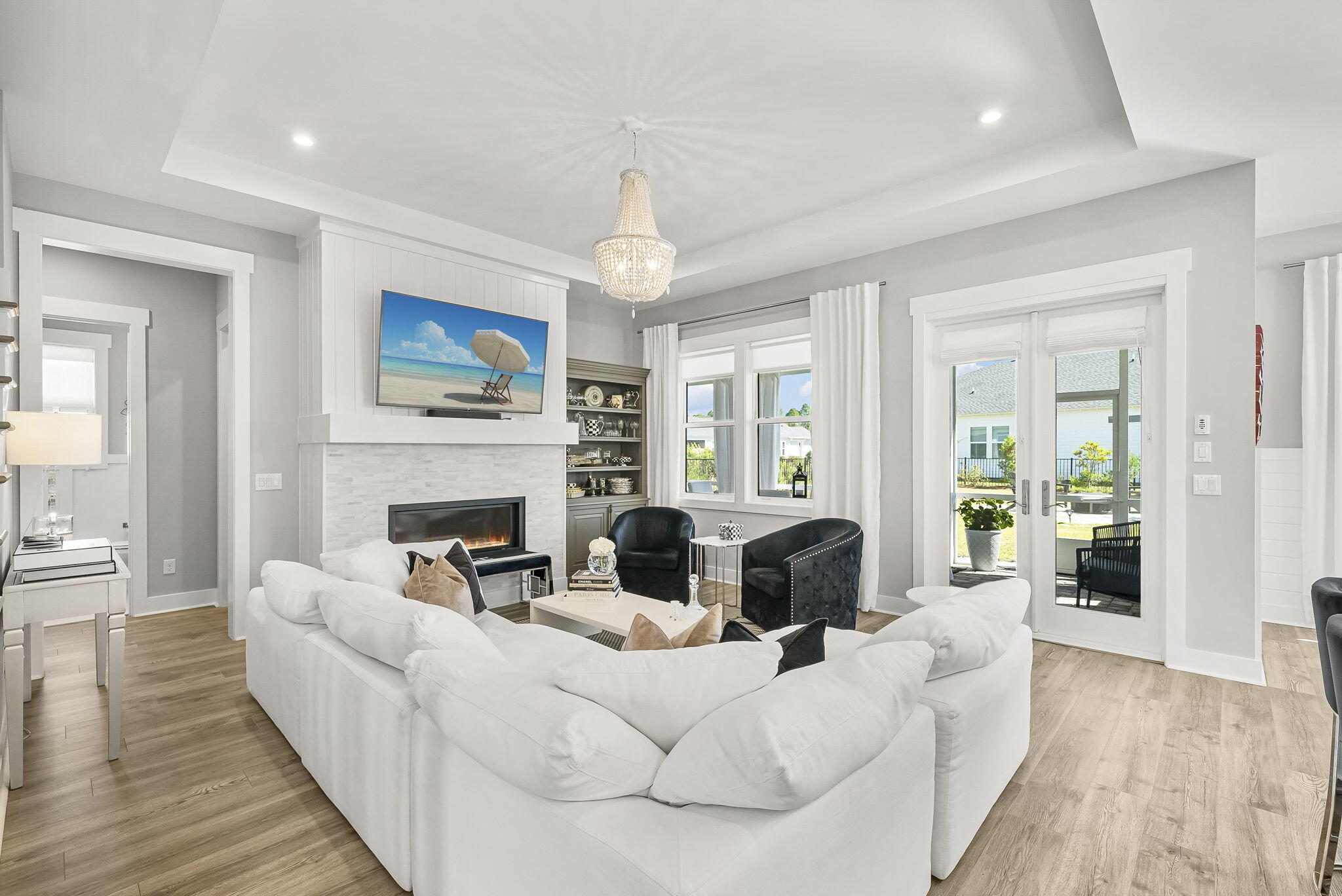 320 Naturewalk Blvd Inlet Beach Inlet Beach, FL 32461 - Photo 11 of 45 Living Room w/ Direct Access to Lanai