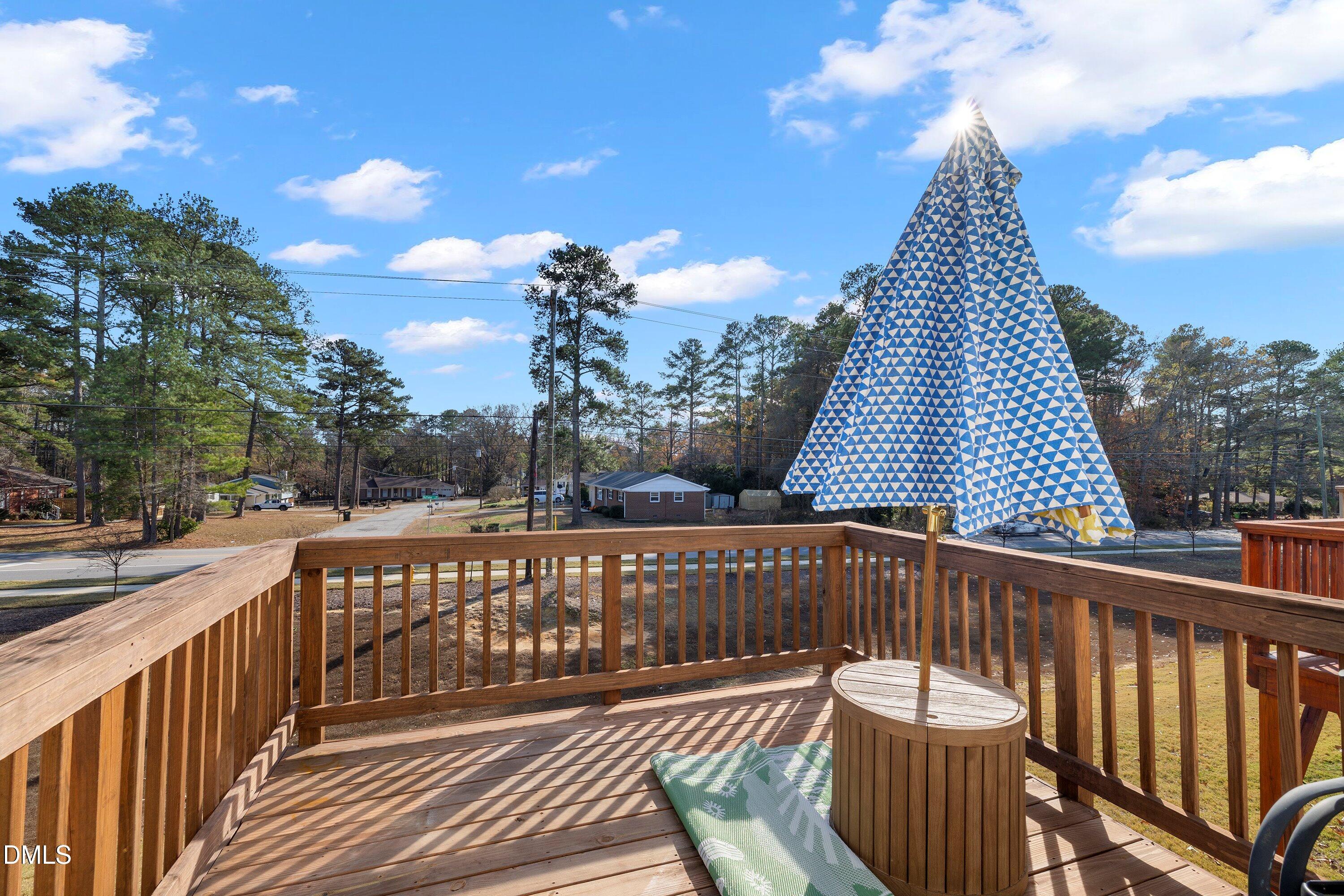 6430 Pathfinder Way Raleigh, NC 27616 - Photo 34 of 39 a view of deck with outdoor seating