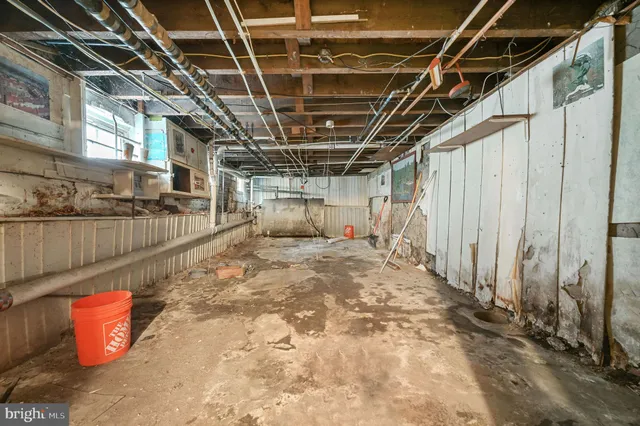 a view of storage and utility room