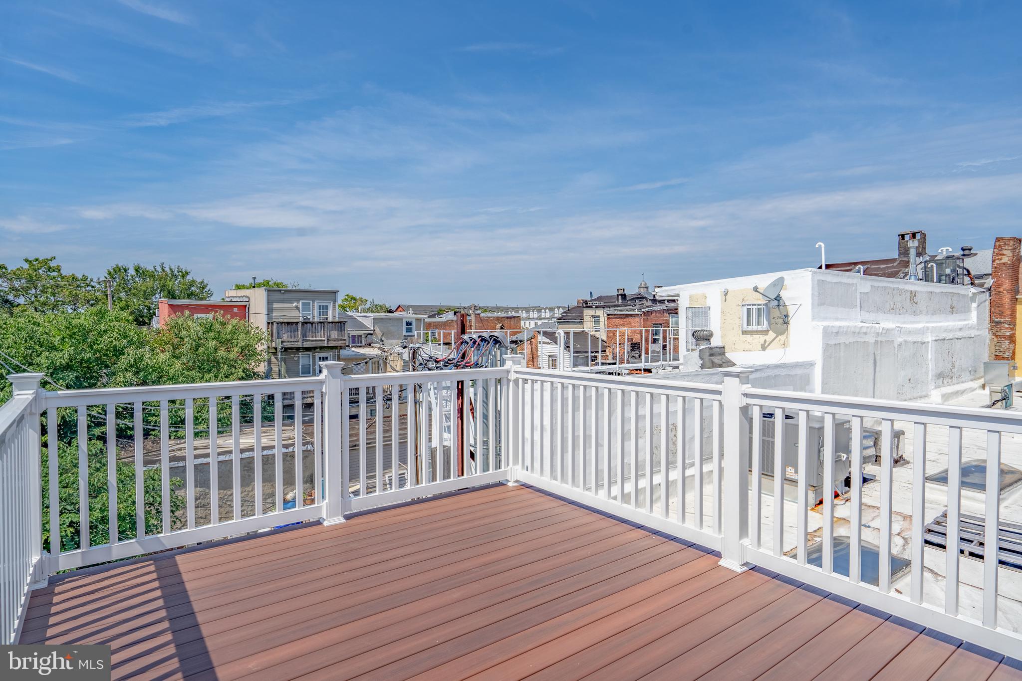 508 Scott Street Baltimore, MD 21230 - Photo 30 of 63 a view of balcony with wooden floor