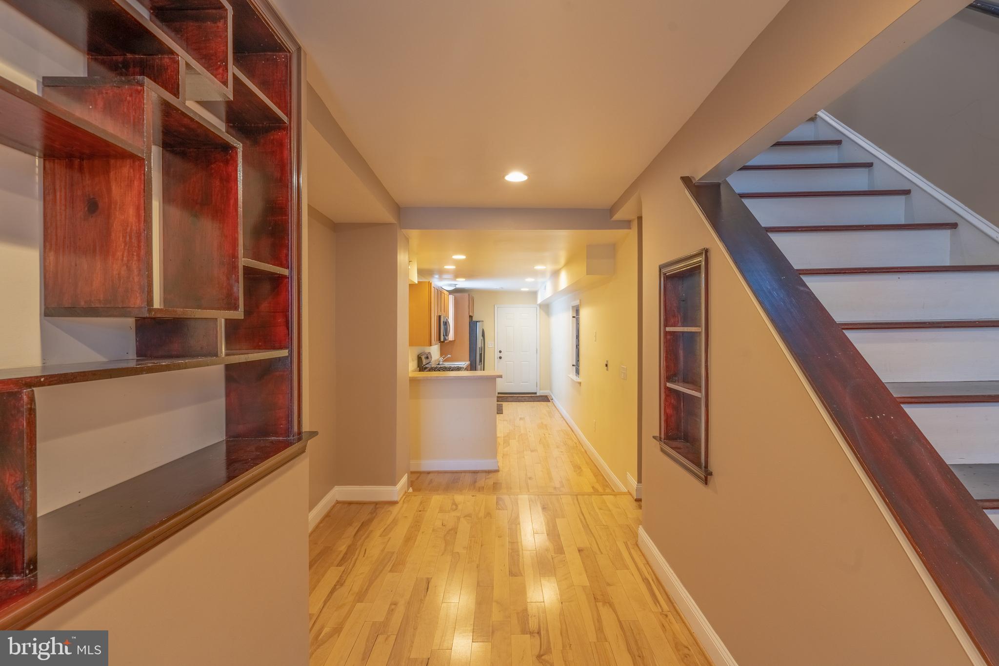 508 Scott Street Baltimore, MD 21230 - Photo 7 of 63 a view of hallway with wooden floor