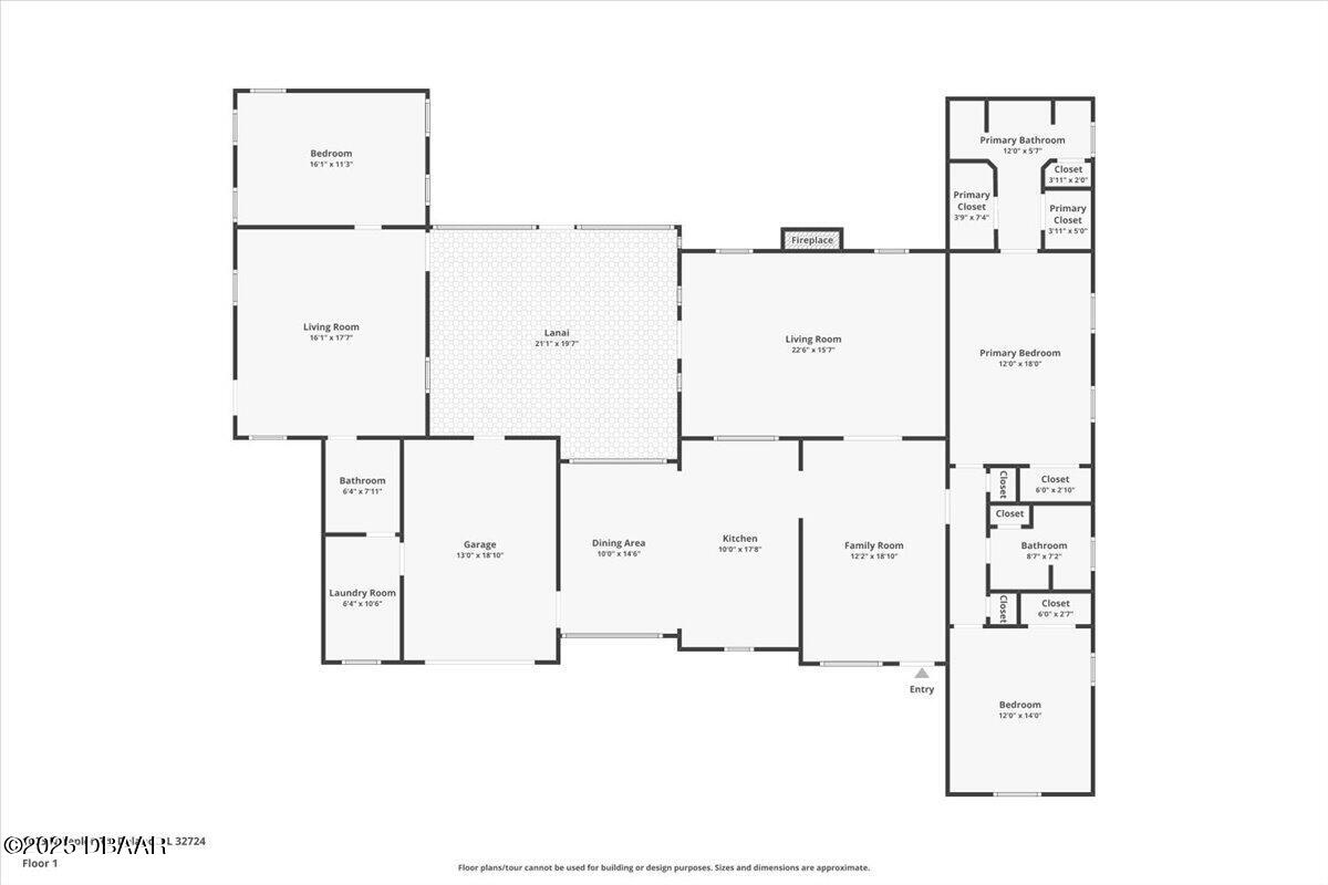 1005 North Kepler Road DeLand, FL 32724 - Photo 57 of 57 a picture of floor plan