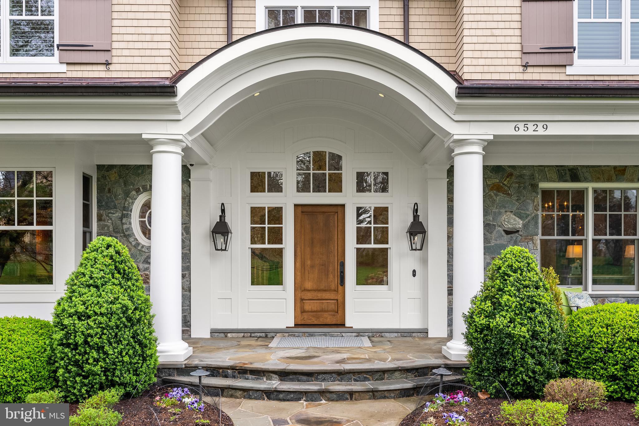 6529 Sothoron Road McLean, VA 22101 - Photo 8 of 103 Custom Hickory front door welcomes guests