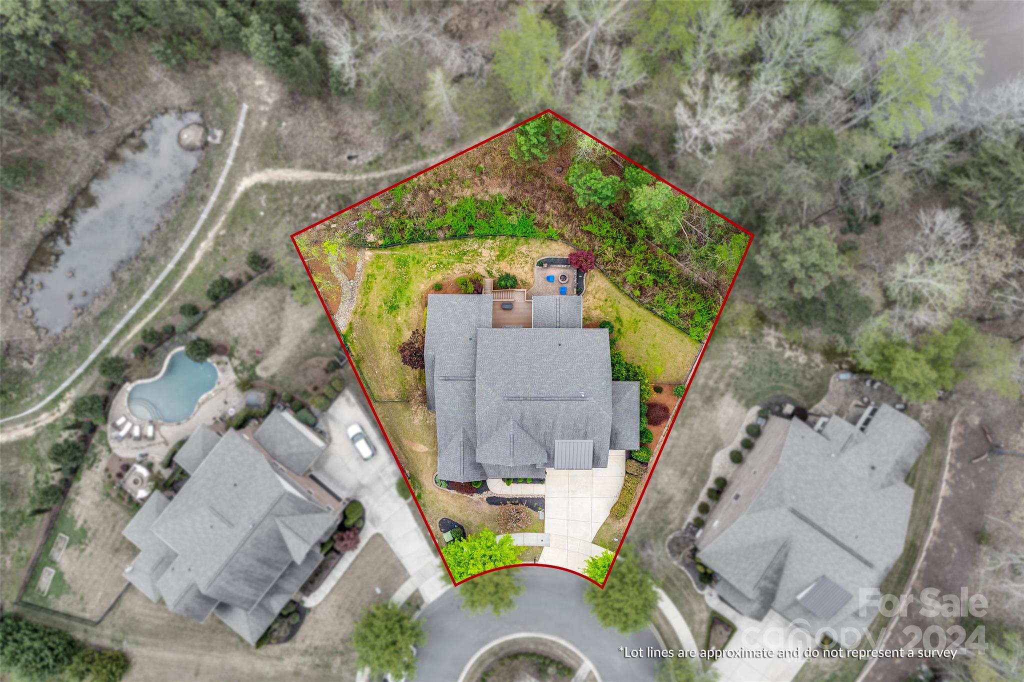 620 Pomegranate Place Fort Mill, SC 29708 - Photo 43 of 48 an aerial view of a house with outdoor space