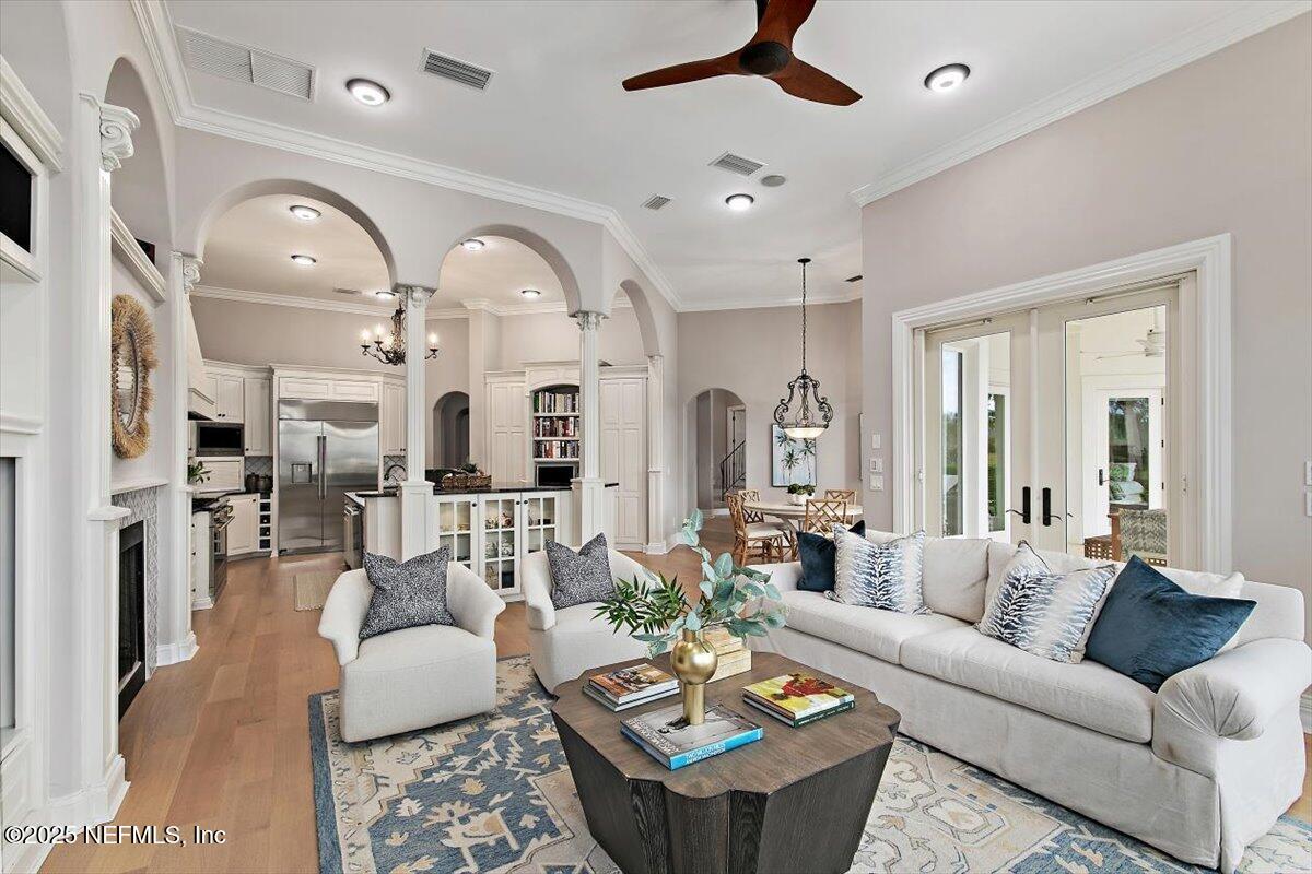23 Corona Road Ponte Vedra Beach, FL 32082 - Photo 26 of 61 Family room to kitchen