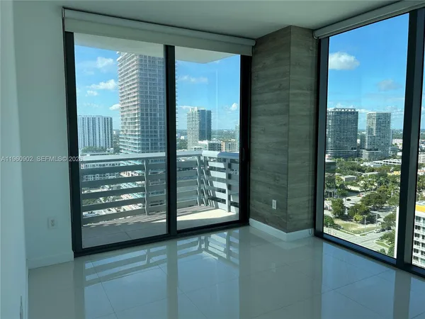 a view of city from balcony