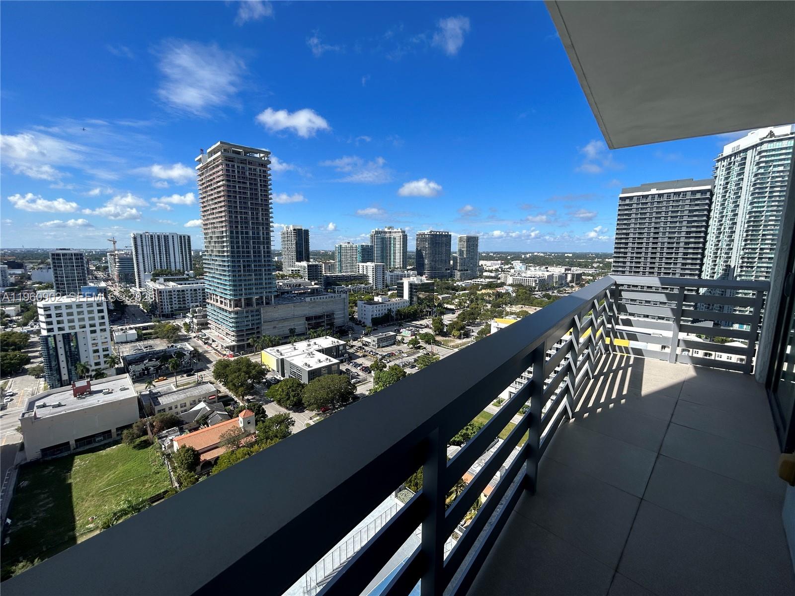 460 Northeast 28th Street, Unit 2401 Miami, FL 33137 - Photo 21 of 31 Balcony bedroom facing west
