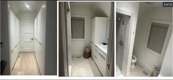 a bathroom with a sink and a toilet