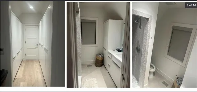 a bathroom with a sink and a toilet