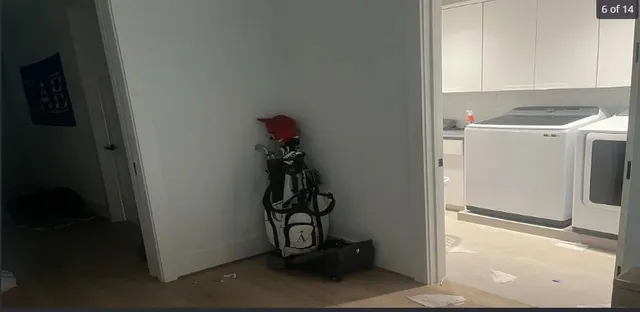 a room with storage and utility