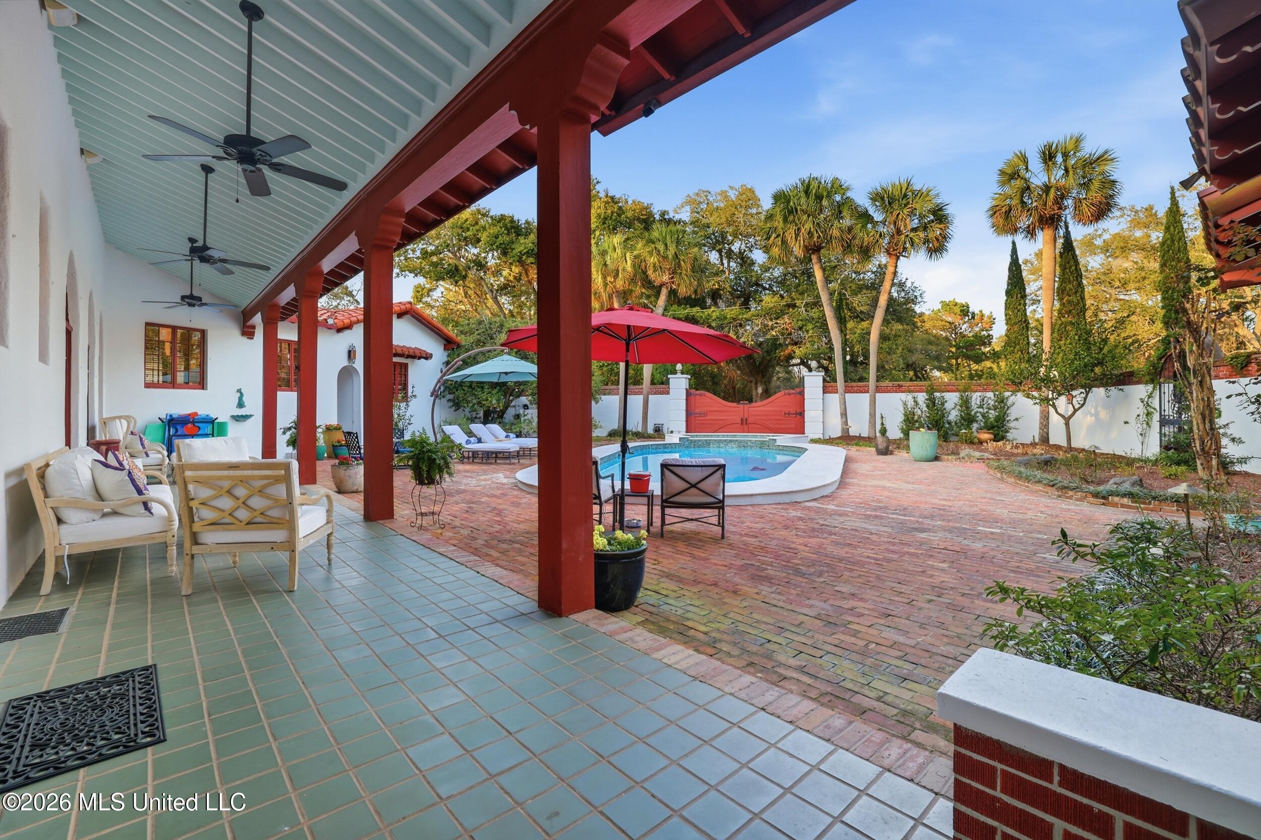 13801 Arbor Circle Ocean Springs, MS 39564 - Photo 10 of 95 VIEW FROM BACK VERANDA