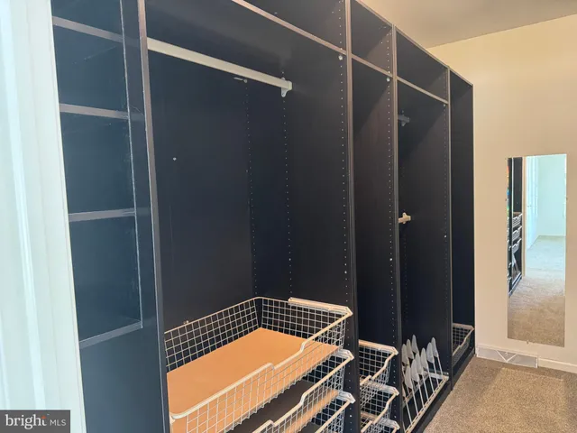 a view of walk in closet