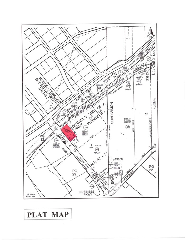 424 South Lemon Avenue Walnut, CA 91789 - Photo 2 of 42 PLAT MAP