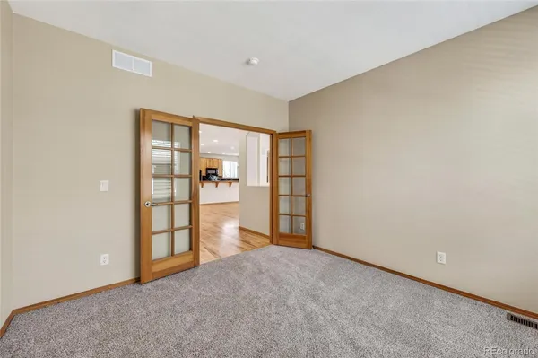 a view of empty room