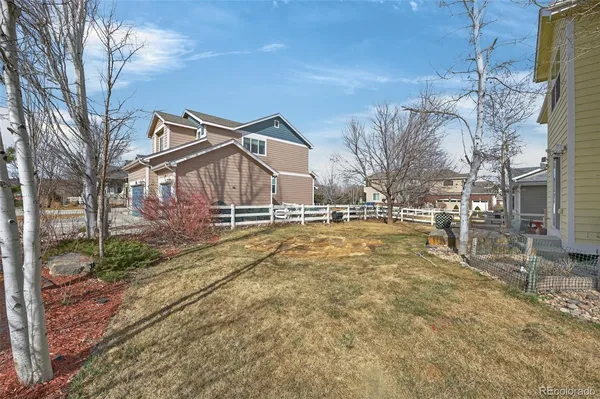 a view of pool with brick walls