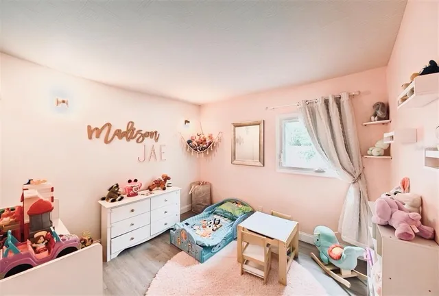 a room with toys and a couch