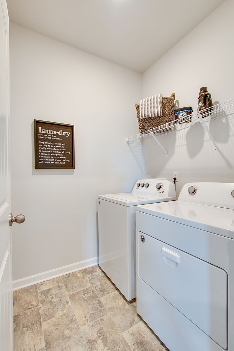 1225 Bufflehead Way Lebanon, TN 37090 - Photo 22 of 23 a utility room with dryer and washer