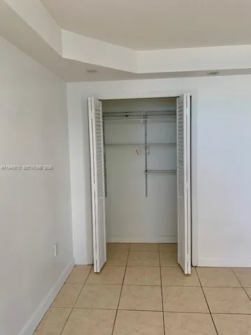 a view of a walk in closet