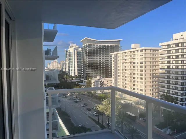a view of balcony with patio