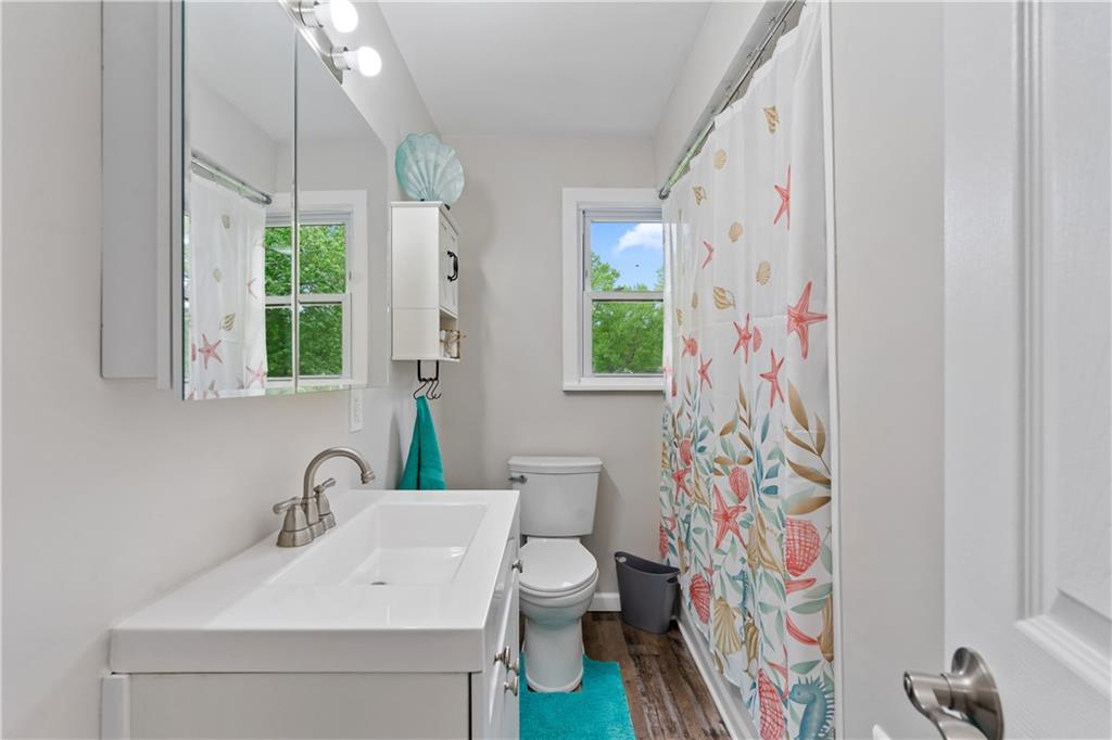 951 Shenango Road Beaver Falls, PA 15010 - Photo 11 of 25 a bathroom with a sink toilet and shower