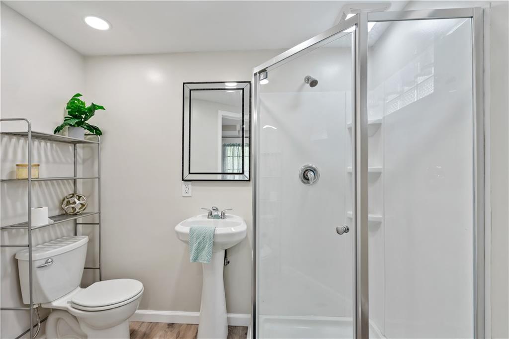 951 Shenango Road Beaver Falls, PA 15010 - Photo 18 of 25 a bathroom with a shower and a toilet