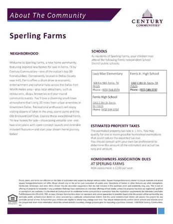 $325,900 | 445 Suffolk Drive, Ferris, TX 75125