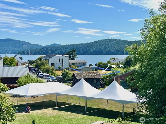 a front view of a building with entryway