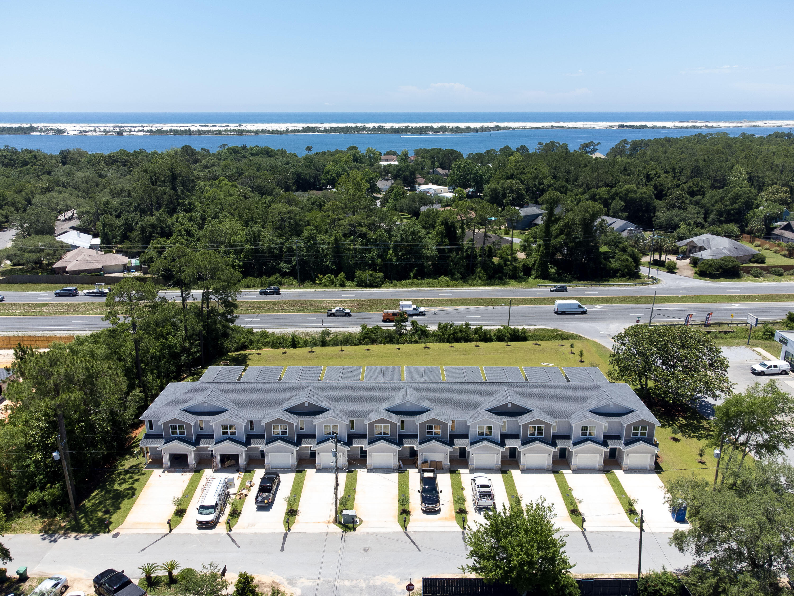 959 Skylark Road Mary Esther, FL 32569 - Photo 38 of 42 a view of swimming pool with outdoor seating and yard in back