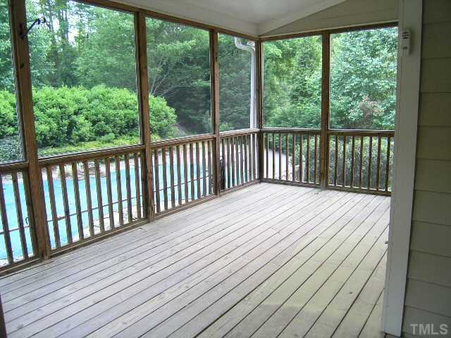 944 Oak Creek Road Raleigh, NC 27615 - Photo 20 of 20 a view of wooden deck
