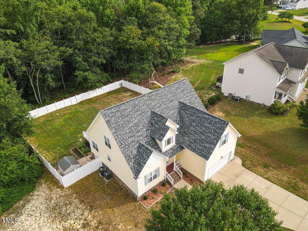 134 Blessed Lane Angier, NC 27501 - Photo 36 of 41 an aerial view of a house with outdoor space