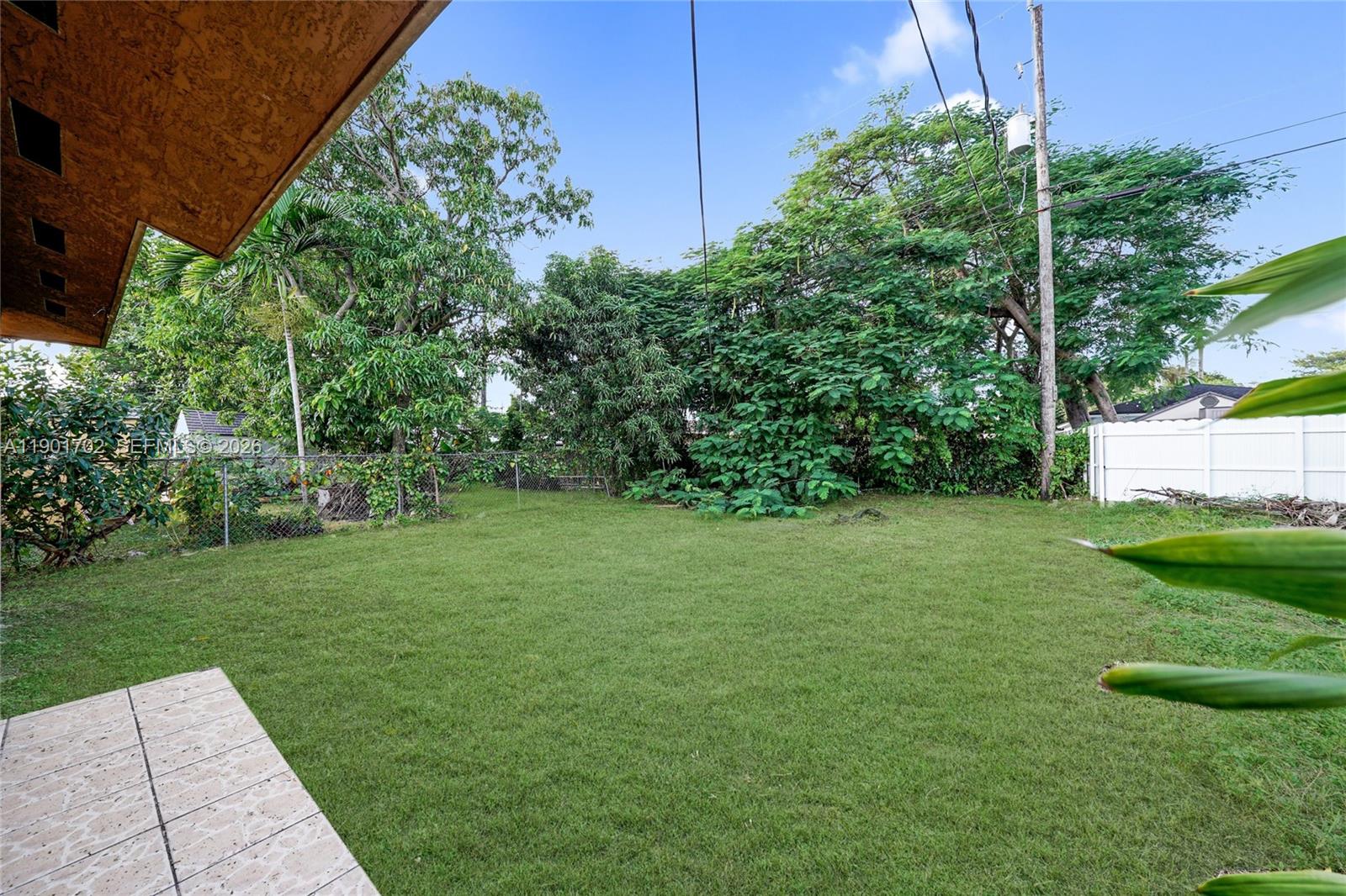 2951 Northwest 57th Street Miami, FL 33142 - Photo 24 of 24 a view of a backyard with potted plants and large trees