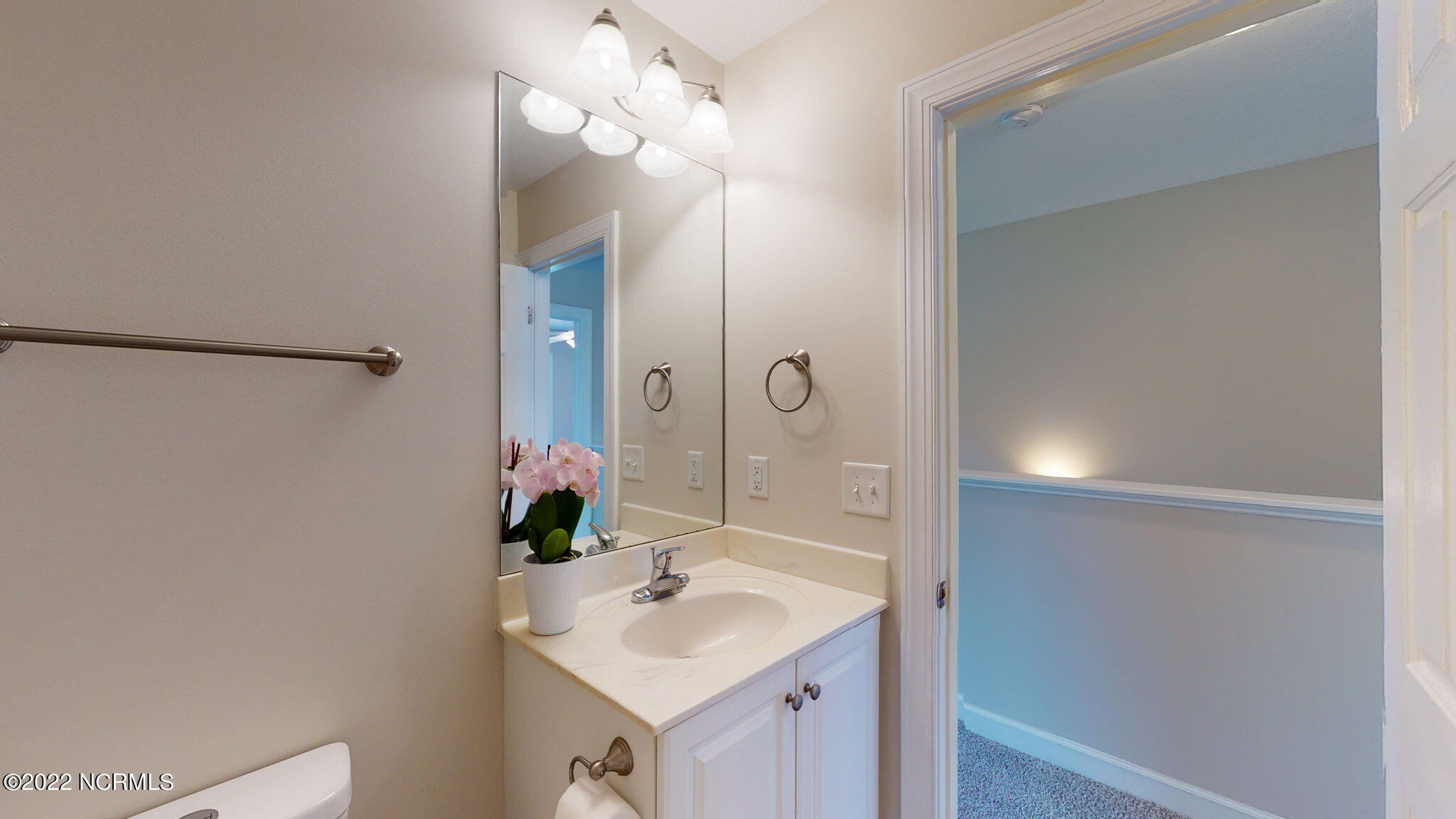 200 Bell Ridge Lane Hubert, NC 28539 - Photo 37 of 59 NEW DUAL FLUSH TOILET, Glass shower doors and NEW SHOWERHEAD.