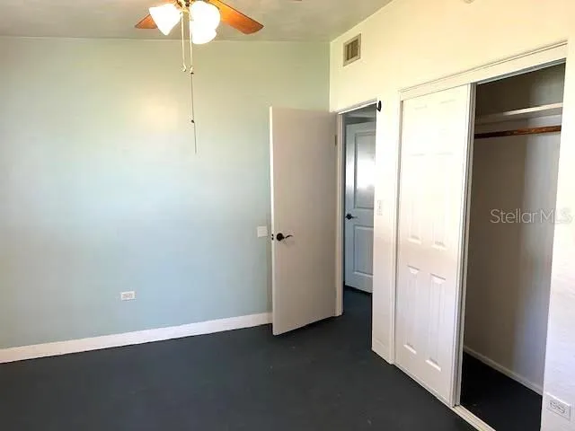 an empty room with a hallway