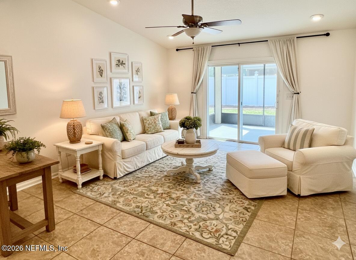 16264 Tisons Bluff Road Jacksonville, FL 32218 - Photo 12 of 36 a living room with furniture and a large window