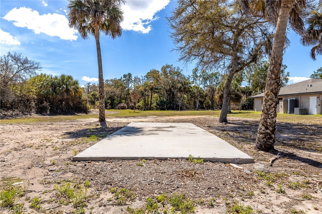 18890 Fox Run Road Alva, FL 33920 - Photo 31 of 50 a view of a yard with palm tree