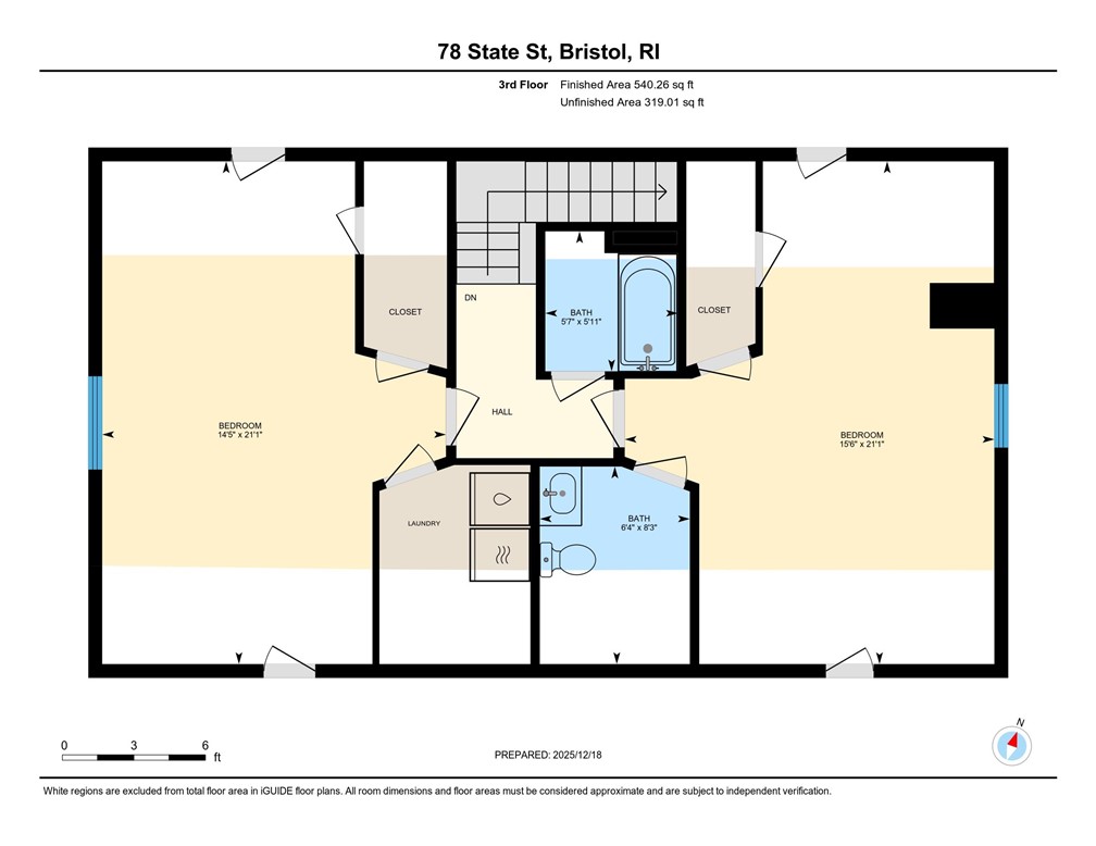 78 State Street Bristol, RI 02809 - Photo 43 of 43 Unit A Upper Level
