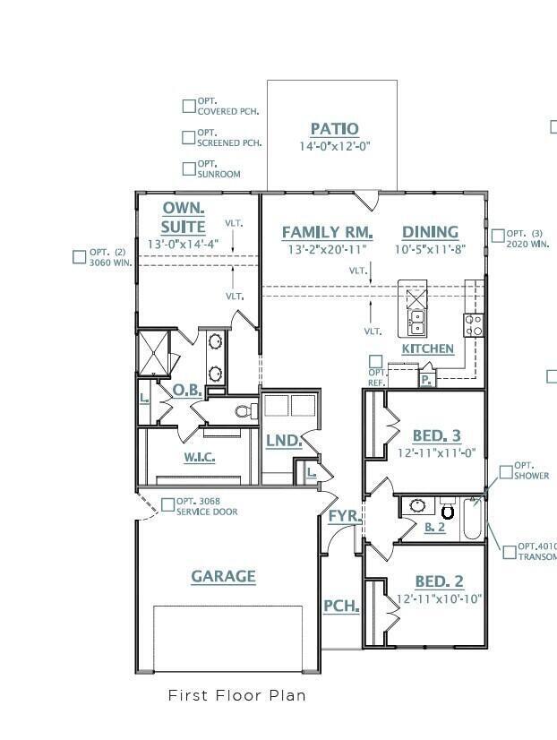 419 Grove End Road Moncks Corner, SC 29461 - Photo 24 of 24 Elliott Floor Plan