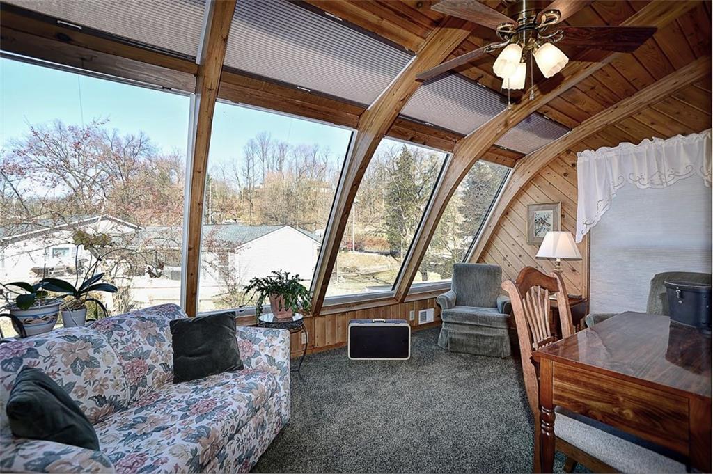 122 Easley Road Pittsburgh, PA 15237 - Photo 9 of 25 Custom built 16x9 Sun Room w/retractable shades. When the tree blooms, you have complete privacy & bird watching!