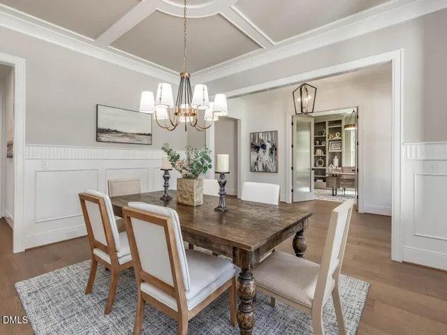 wooden floor in a room