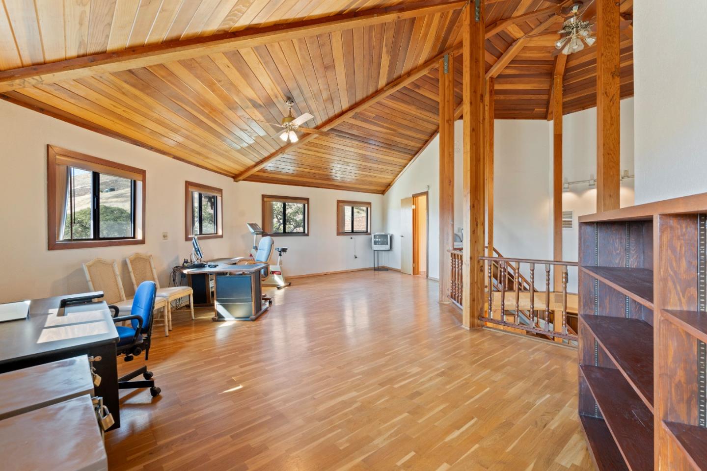 20101 Panoche Road Paicines, CA 95043 - Photo 29 of 97 a living room with furniture a wooden floor and a window