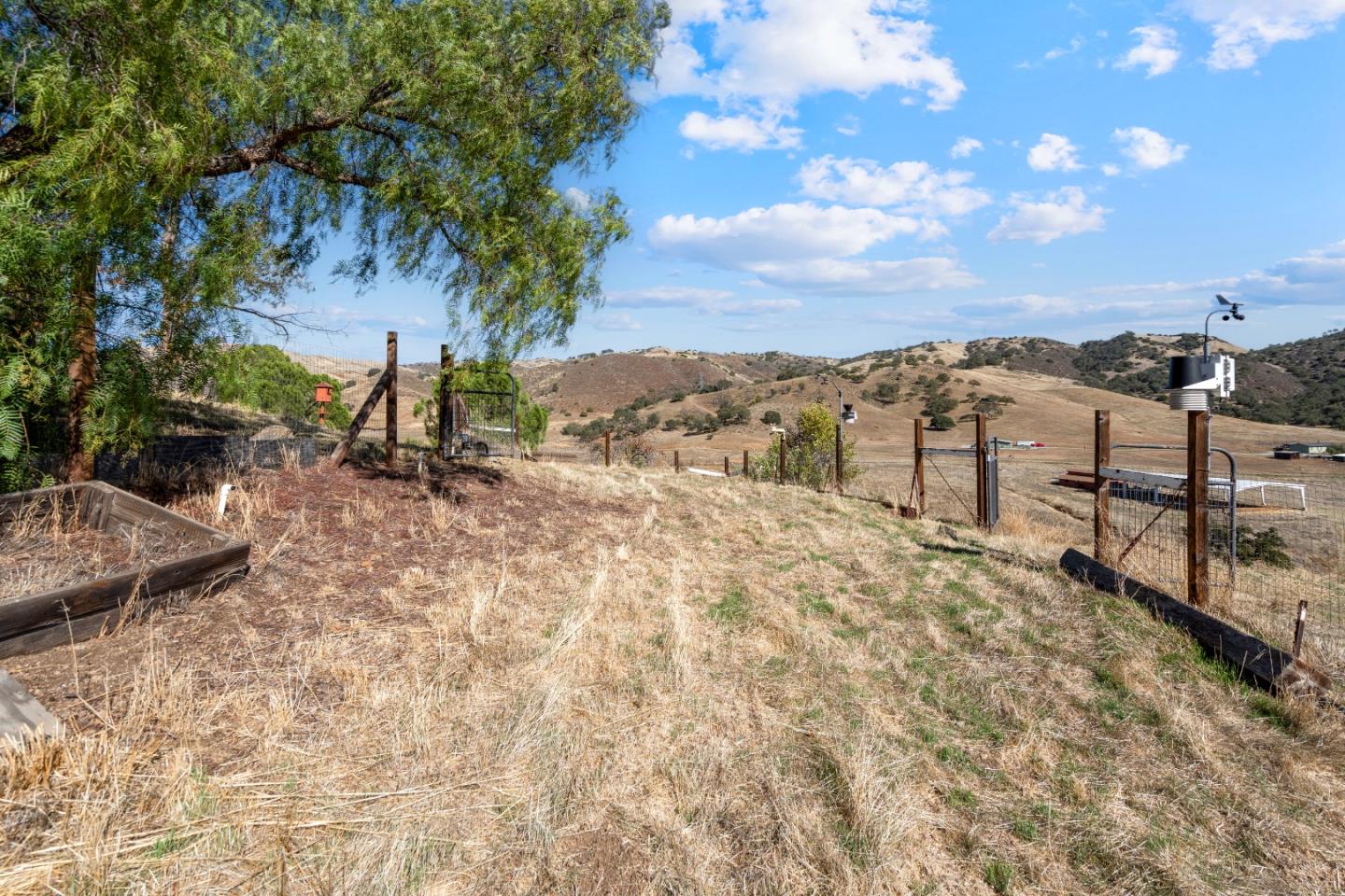 20101 Panoche Road Paicines, CA 95043 - Photo 9 of 97 a view of a dry yard with wooden fence