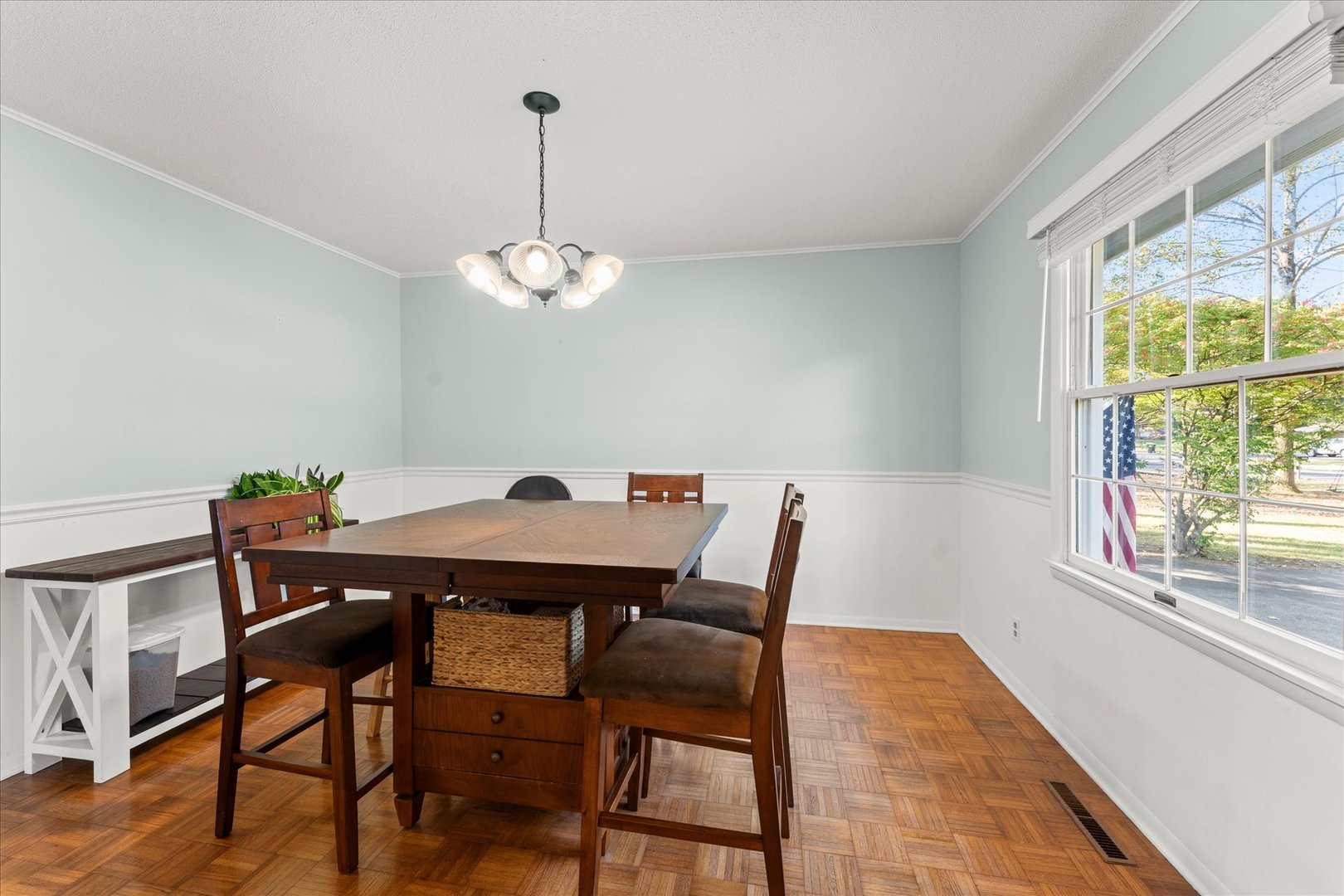 1108 Riverside Court Mahomet, IL 61853 - Photo 9 of 50 a view of a dining room with furniture window and outside view