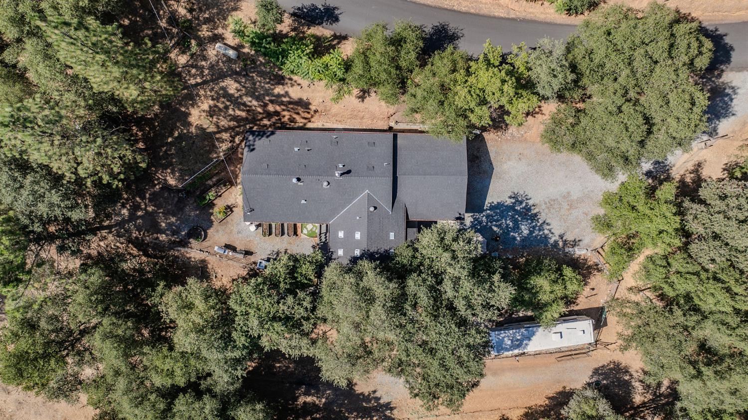 2988 Spring Hill Road San Andreas, CA 95249 - Photo 84 of 95 an aerial view of a house with a yard and garden