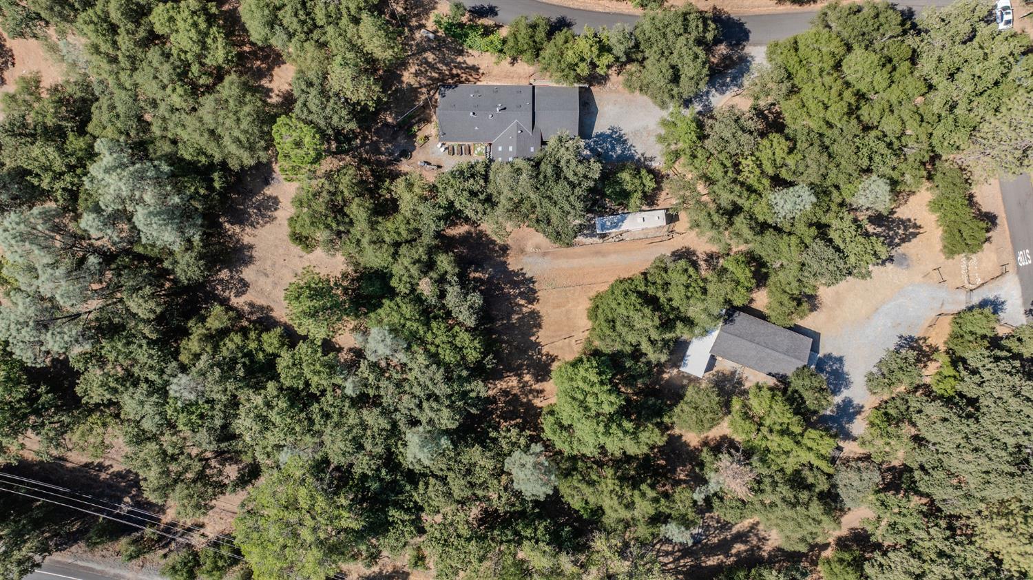 2988 Spring Hill Road San Andreas, CA 95249 - Photo 85 of 95 an aerial view of a house with a yard and garden