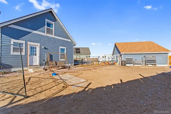 a view of a house with a patio