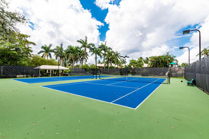 19627 Dinner Key Drive Boca Raton, FL 33498 - Photo 43 of 46 a view of a tennis court