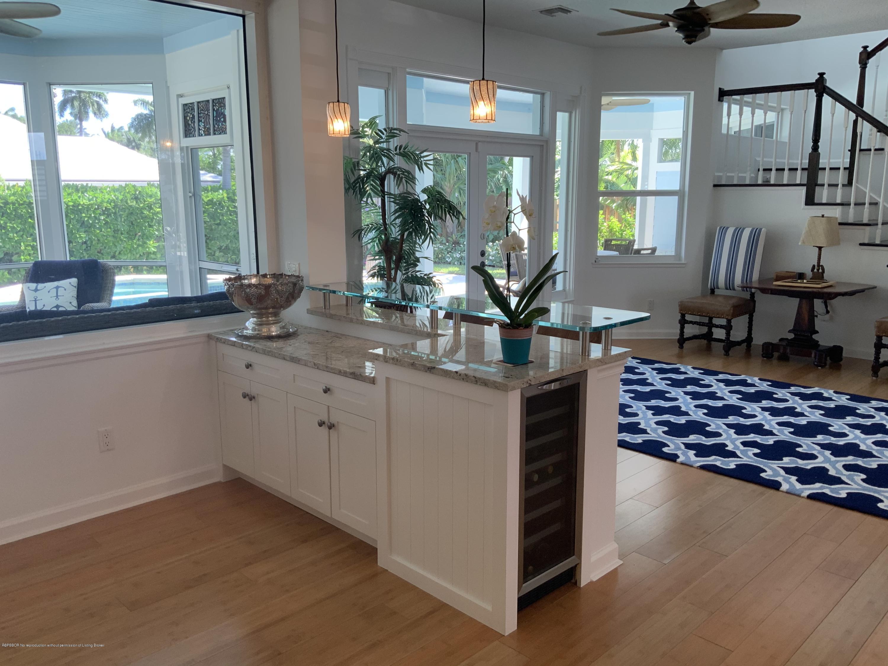 1180 Lands End Road Lantana, FL 33462 - Photo 7 of 32 kitchen to backyard