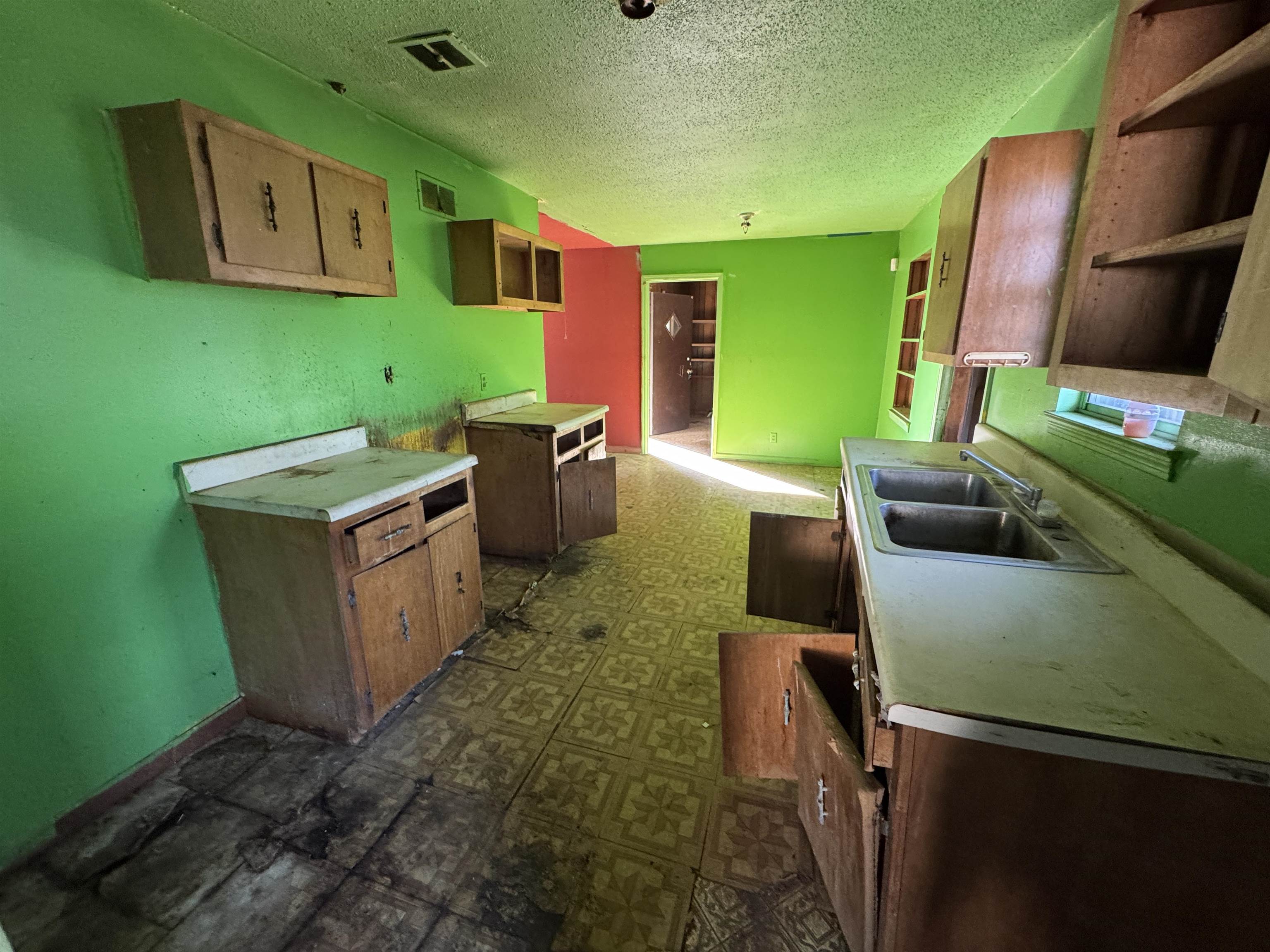 1640 Buxton Road Memphis, TN 38116 - Photo 9 of 16 Kitchen with sink and a textured ceiling