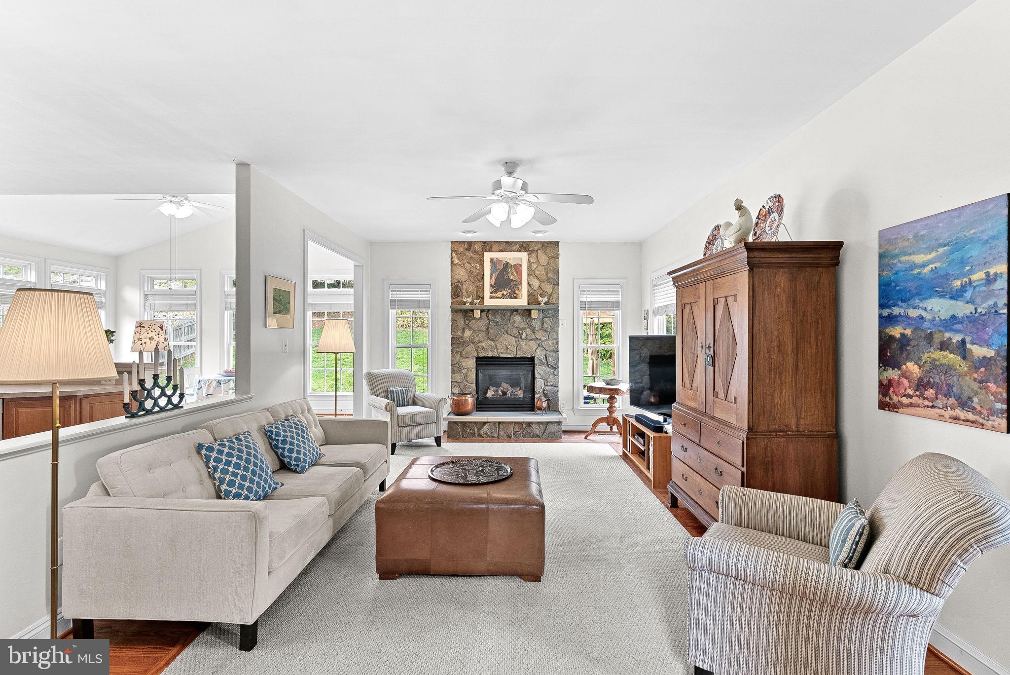 1921 Harvest Drive Winchester, VA 22601 - Photo 9 of 44 a living room with furniture large window and fireplace