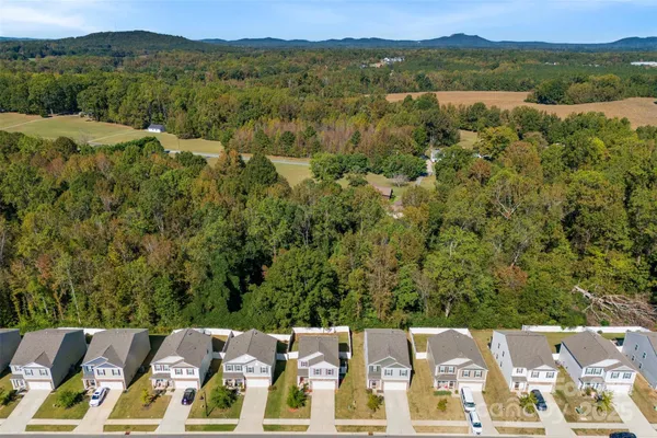 a view of an outdoor space with mountain view